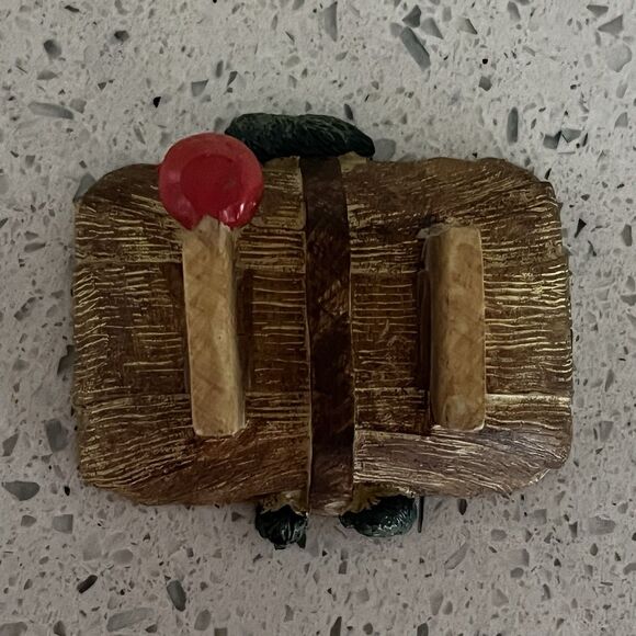 Marjolein Bastin APPLES Pinecones HOLLY Greenery in Basket Trinket Box RARE - Picture 6 of 6